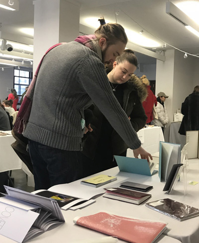 AMBruno: Cover at 21st International Contemporary Artists' Book Fair, Leeds, 2018