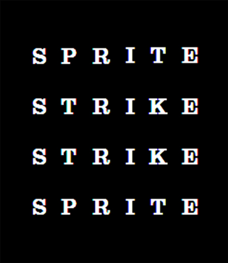 Sprite Strike Strike Sprite by Judy Goldhill