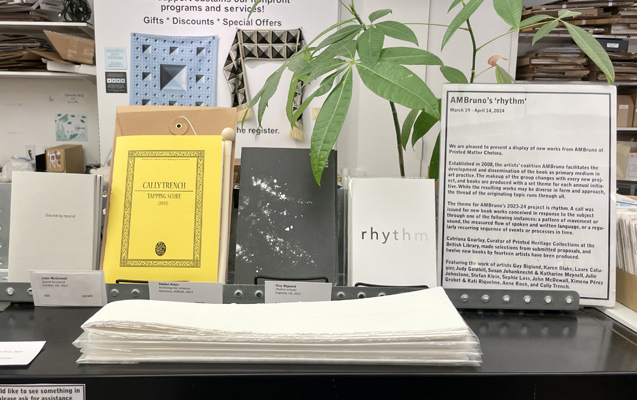 'rhythm' books at Printed Matter, New York