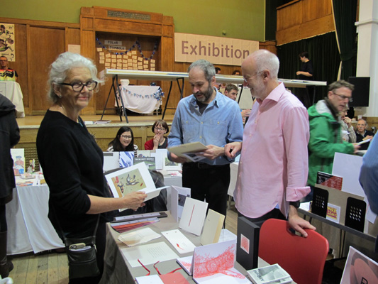 AMBruno: Red at Small Publishers Fair, London
