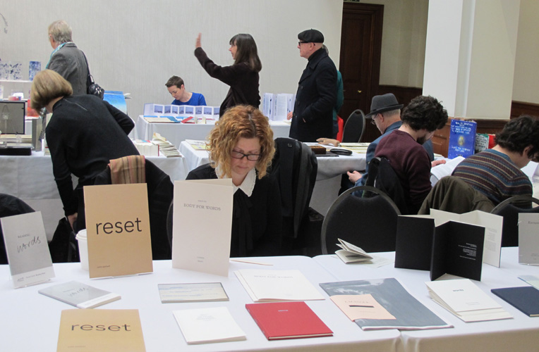 AMBruno: words at 19th International Contemporary Artists' Book Fair, Leeds, 2016